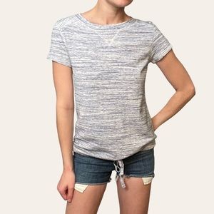 G.H. Bass & Co Striped Blue Tie Waist T-Shirt 💕